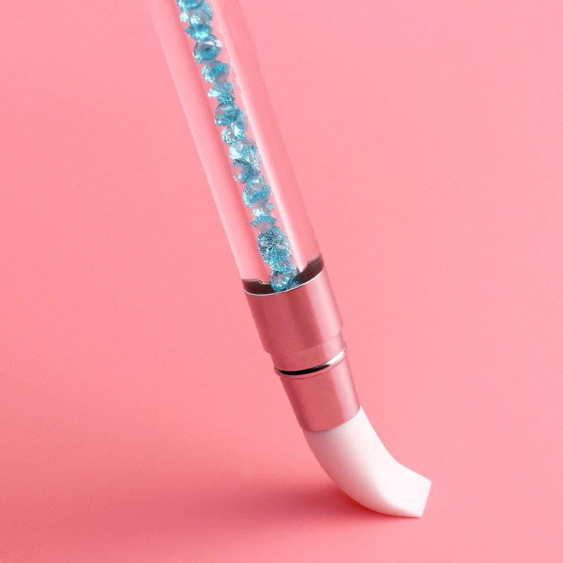 Instrumente de rășină pentru transfer de folie pentru unghii Perii de silicon pentru unghii Instrumente pentru manichiură Accesorii pentru unghii Instrumente pentru transfer de folie pentru unghii