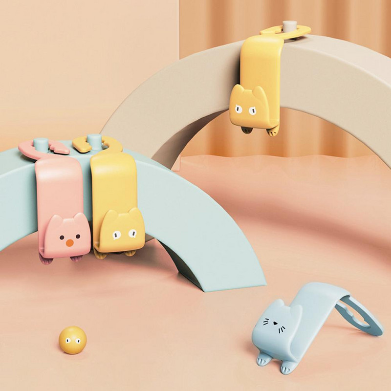 Πρακτικό γάντζο αυτοκινήτου Φορητό ABS Στήριγμα προσκέφαλου Κάθισμα Γάντζος Κάθισμα αυτοκινήτου Γάντζος Θήκη αποθήκευσης αυτοκινήτου 2 τμχ