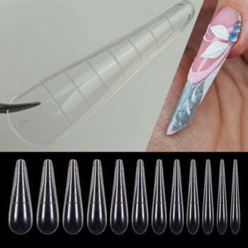 Εργαλεία επέκτασης Poly Nail Gel Επάνω Μορφές για Νύχια Καλούπι Επέκτασης για το Σπίτι και το Κατάστημα Συμβουλές ακρυλικών Νυχιών