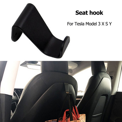 Pentru Tesla Model 3/Y/X/S 2 buc. Depozitare cârlig pentru scaun auto Accesorii auto portabile pentru interior Model3 Depozitare cârlig pentru agățat