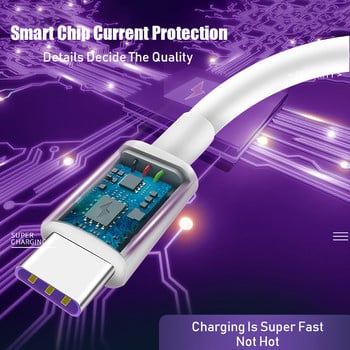 Για Huawei MatePad Pro Xs 10.8 M6 5A Super Fast Charger Type C Καλώδιο φόρτισης Για Huawei P Smart Z 2021 Honor 9X 20S 30 P40 lite