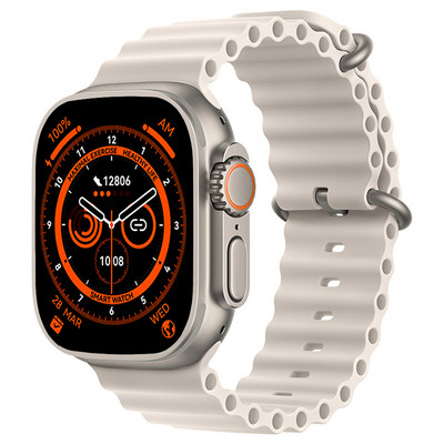 2023 Smart Watch Ultra Series 8 NFC Smartwatch 49mm Ανδρικά Γυναικεία Κλήση Bluetooth Αδιάβροχη ασύρματη φόρτιση οθόνη HD για Apple