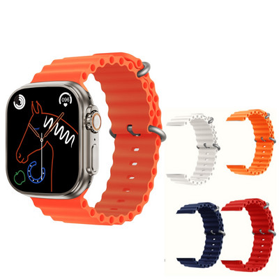 2023 Smart Watch Ultra Series 8 NFC Smartwatch 49mm Ανδρικά Γυναικεία Κλήση Bluetooth Αδιάβροχη ασύρματη φόρτιση οθόνη HD για Apple