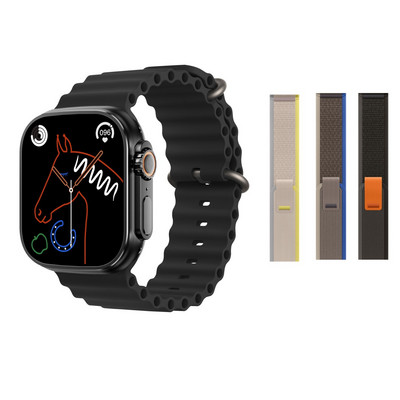 2023 Smart Watch Ultra Series 8 NFC Smartwatch 49mm Ανδρικά Γυναικεία Κλήση Bluetooth Αδιάβροχη ασύρματη φόρτιση οθόνη HD για Apple