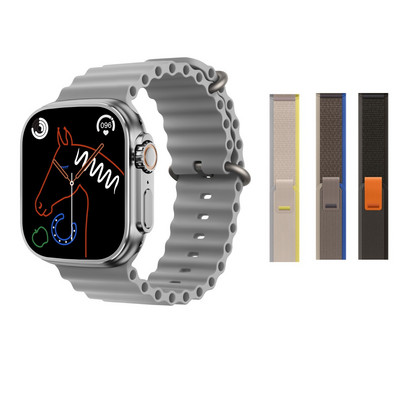 2023 Smart Watch Ultra Series 8 NFC Smartwatch 49mm Ανδρικά Γυναικεία Κλήση Bluetooth Αδιάβροχη ασύρματη φόρτιση οθόνη HD για Apple