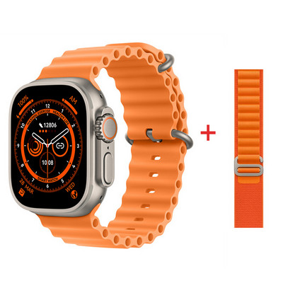 2023 Smart Watch Ultra Series 8 NFC Smartwatch 49mm Ανδρικά Γυναικεία Κλήση Bluetooth Αδιάβροχη ασύρματη φόρτιση οθόνη HD για Apple