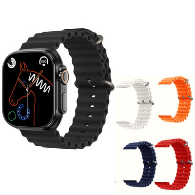 2023 Smart Watch Ultra Series 8 NFC Smartwatch 49mm Ανδρικά Γυναικεία Κλήση Bluetooth Αδιάβροχη ασύρματη φόρτιση οθόνη HD για Apple