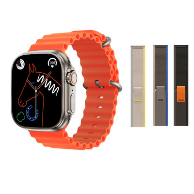 2023 Smart Watch Ultra Series 8 NFC Smartwatch 49mm Ανδρικά Γυναικεία Κλήση Bluetooth Αδιάβροχη ασύρματη φόρτιση οθόνη HD για Apple