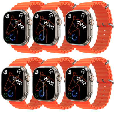 2023 Smart Watch Ultra Series 8 NFC Smartwatch 49mm Ανδρικά Γυναικεία Κλήση Bluetooth Αδιάβροχη ασύρματη φόρτιση οθόνη HD για Apple