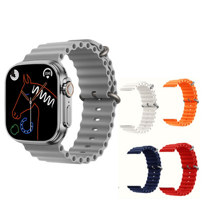 2023 Smart Watch Ultra Series 8 NFC Smartwatch 49mm Ανδρικά Γυναικεία Κλήση Bluetooth Αδιάβροχη ασύρματη φόρτιση οθόνη HD για Apple