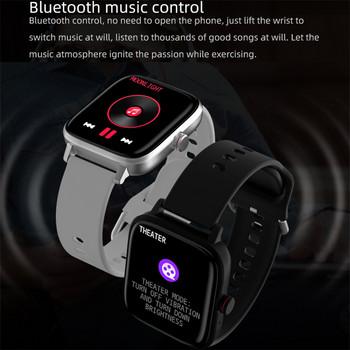 2023 Мъжки смарт часовник Дамски персонализиран циферблат Смарт часовник за мъже Android IOS Водоустойчив Bluetooth часовник Пълен сензорен часовник с гривна Мъжки