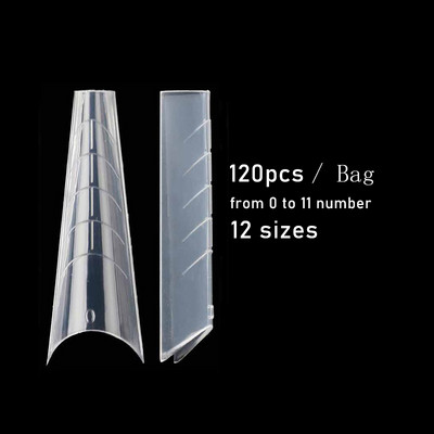 Dual Forms Nails Diamond System UV Acrylic Mold Quick Building Poly UV Gel Extension False Nail DIY Upper Forms