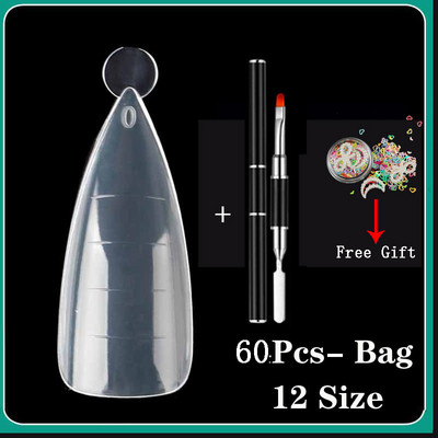 Dual Forms Nails Diamond System UV Acrylic Mold Quick Building Poly UV Gel Extension False Nail DIY Upper Forms