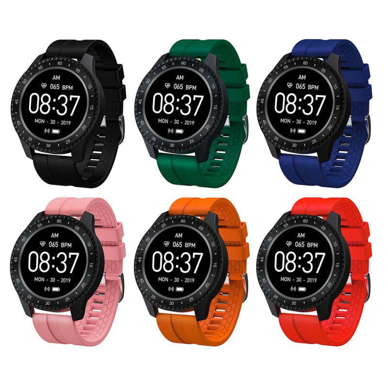 Ceas inteligent F17 Frecvență cardiacă Tensiunea arterială Monitorizare fitness Ceas inteligent Mod multi-sport Brățară inteligentă rezistentă la apă IP67