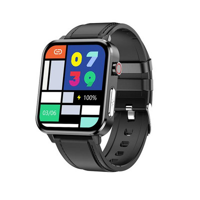 Ceas inteligent E86 Apel Bluetooth Monitor de ritm cardiac Monitor de tensiune arterială ECG Fitness Tracker Brățară sport IP68 Smartwatch rezistent la apă