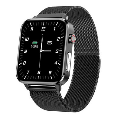 Ceas inteligent E86 Apel Bluetooth Monitor de ritm cardiac Monitor de tensiune arterială ECG Fitness Tracker Brățară sport IP68 Smartwatch rezistent la apă