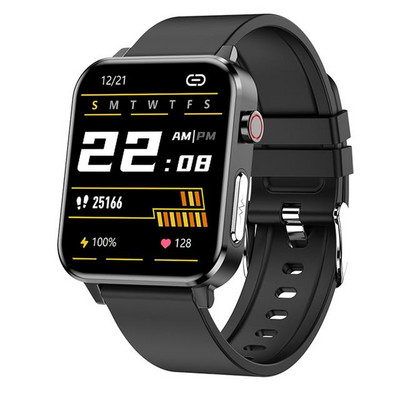 Ceas inteligent E86 Apel Bluetooth Monitor de ritm cardiac Monitor de tensiune arterială ECG Fitness Tracker Brățară sport IP68 Smartwatch rezistent la apă