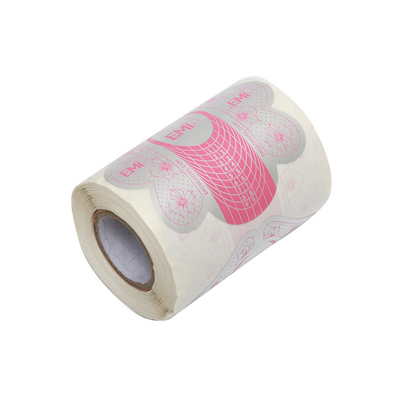 100 kom leptir oblika samoljepljive ladice za papir za nail art profesionalni alat za manikuru dekoracija lažnih noktiju ekstenzija noktiju za nokte