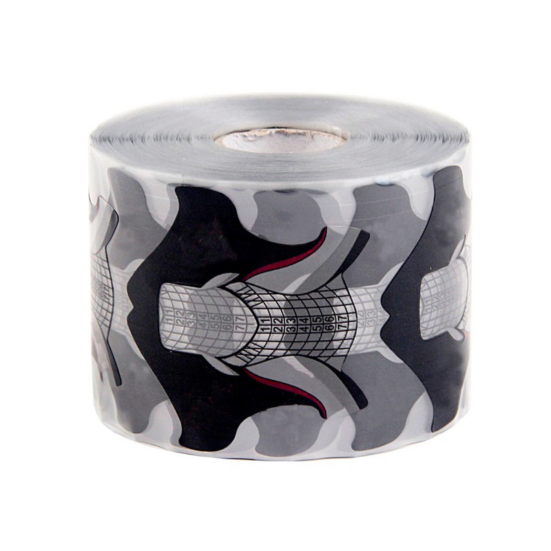 ANGNYA 20/50/100/500 buc. Noi din plastic aliat, forma de păr negru, forme de unghii, extensie pentru arta unghiilor, sfaturi franceze, instrumente de manichiură, gel UV