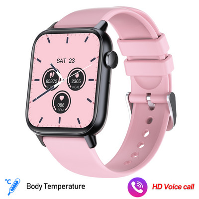 Modni pametni sat za 2023. Novi Bluetooth poziv pametni Otkucaji srca Krvni tlak Tjelesna temperatura Satovi za fitness Za muškarce Žene Sat