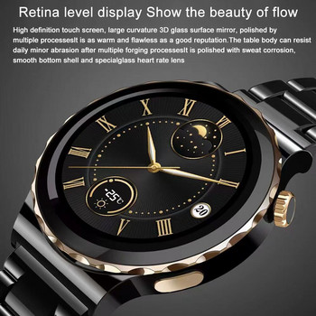 Νέο NFC Smart Watch Men GT3 Pro AMOLED 360*360 HD Screen Heart Rate Κλήση Bluetooth Αδιάβροχο Γυναικείο SmartWatch για Huawei