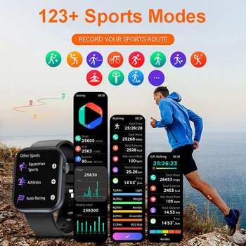 Нов 2023 смарт часовник, жени, мъже, смарт часовник, Bluetooth разговор, смарт часовник за Android, IOS, фитнес тракер, спортен смарт часовник G89
