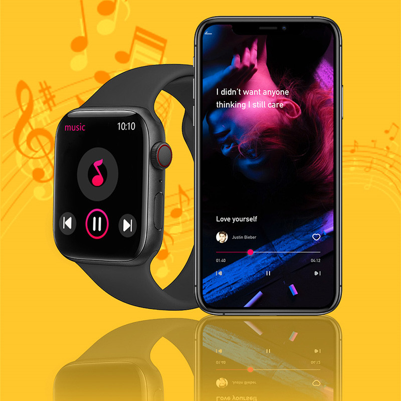 Ceas inteligent cu control al muzicii Bărbați Femei Apel Bluetooth 2023 Noi moduri multi-sport Ceas inteligent Monitor ritm cardiac Ceasuri Seria 8 IWO