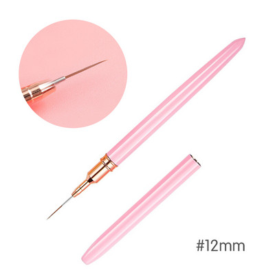 5/8/12/20/25mm garnituri profesionale pentru arta unghiilor, perii cu dungi DIY, linii de desen, dungi, flori, pix, accesorii de extensie cu gel