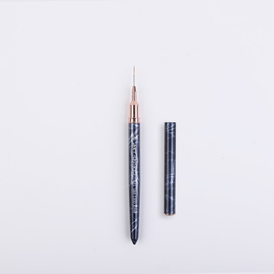 ArtSecret SBA-1300 Perie cu gel marmorat pentru manichiură, stilou acrilic cu gel UV pentru extensie, lac de unghii, perie pentru desen, perie pentru unghii