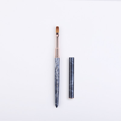 ArtSecret SBA-1300 Perie cu gel marmorat pentru manichiură, stilou acrilic cu gel UV pentru extensie, lac de unghii, perie pentru desen, perie pentru unghii