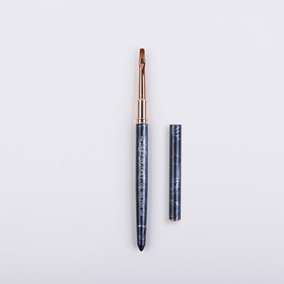 ArtSecret SBA-1300 Perie cu gel marmorat pentru manichiură, stilou acrilic cu gel UV pentru extensie, lac de unghii, perie pentru desen, perie pentru unghii