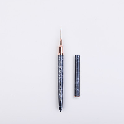 ArtSecret SBA-1300 Perie cu gel marmorat pentru manichiură, stilou acrilic cu gel UV pentru extensie, lac de unghii, perie pentru desen, perie pentru unghii