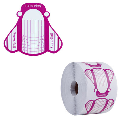 500 buc Extensie Unghii Sfaturi Mucegai Acrilic Forme Inferioare Hârtii Gel Constructii Șablon Manichiură Fibră Instrument franceză