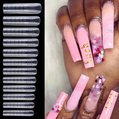 Oblici za nokte Produžavanje prstiju Lažni kalupi za nokte Puno pokrivanje Brza izgradnja Poli gel sustav za nokte DIY Art Tips Decoration