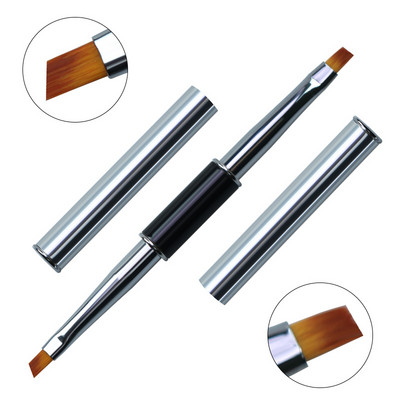 12 Stil Dual End Nail Art Dungi Liner Liner DIY Pensule pentru pictură Pudră lichidă UV GEL Extensie Builder Pix francez pentru desen
