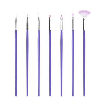 Βούρτσα νυχιών για μανικιούρ Gel Brush For Nail Art 15 τμχ/Σετ Βούρτσα νυχιών Ακρυλική υγρή πούδρα για σκάλισμα Gel