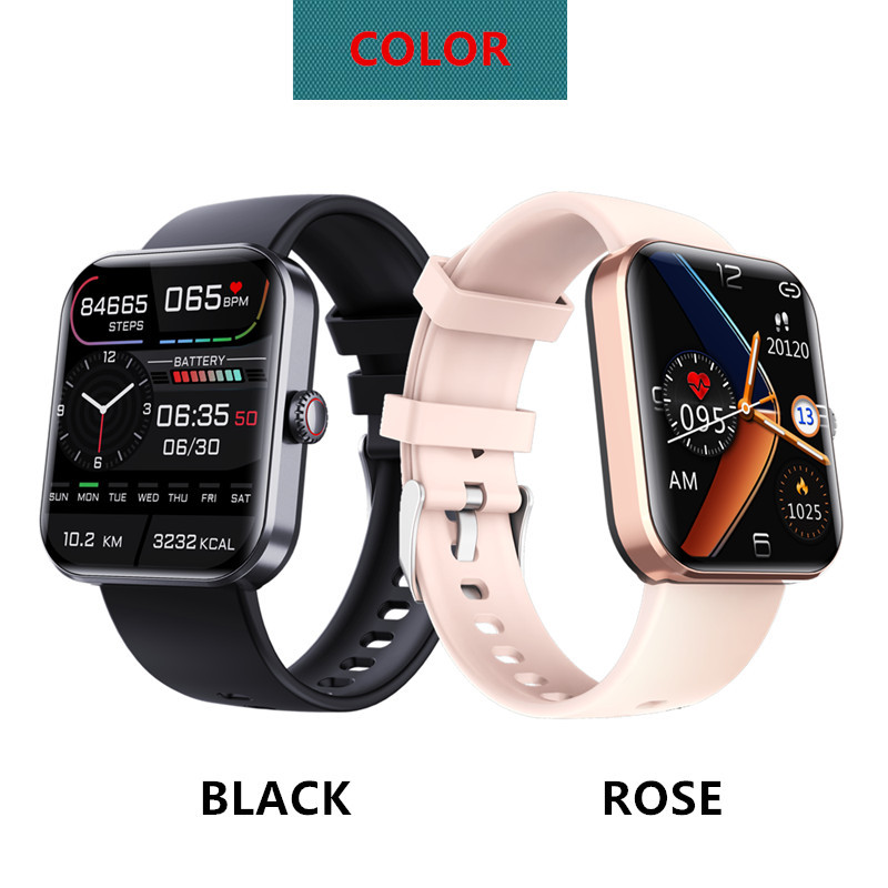 Viedpulkstenis vīriešiem diennakts glikozes līmeņa asinīs viedpulkstenis sirdsdarbības temperatūras monitorings sporta izsekotājs 1,91 collu ekrāns