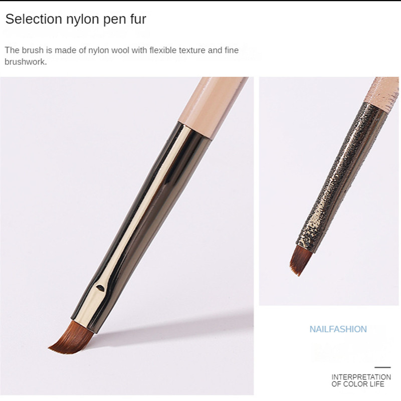 Set de 15 perii de manichiură acrilice pentru sculptură, pentru desen, perie cu gradient de gel, Pinceles, design pentru unghii