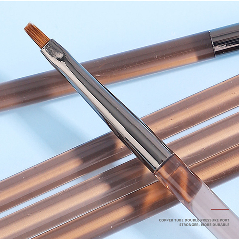 Set de 15 perii de manichiură acrilice pentru sculptură, pentru desen, perie cu gradient de gel, Pinceles, design pentru unghii