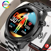 Pametni sat EKG+PPG Glukoza u krvi Tjelesna temperatura Pravi kisik u krvi Pametni sat 1,39 inča 360*360 Zaslon Otkucaji srca Zdravstveni sat