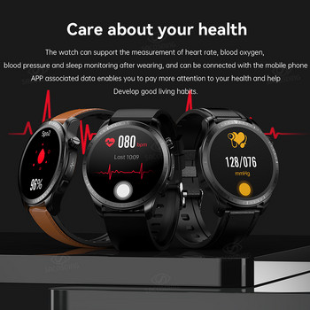 Έξυπνο ρολόι ECG+PPG γλυκόζη αίματος Θερμοκρασία σώματος True Blood Oxygen Smartwatch 1,39 ιντσών 360*360 Οθόνη Καρδιολογικό Ρολόι Υγείας