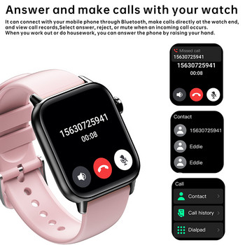 2023 Νέο Έξυπνο ρολόι Ανδρική κλήση Bluetooth Έξυπνο θερμόμετρο Ρολόγια αρτηριακής πίεσης καρδιακού παλμού για άνδρες Γυναικείο ρολόι για Android ios
