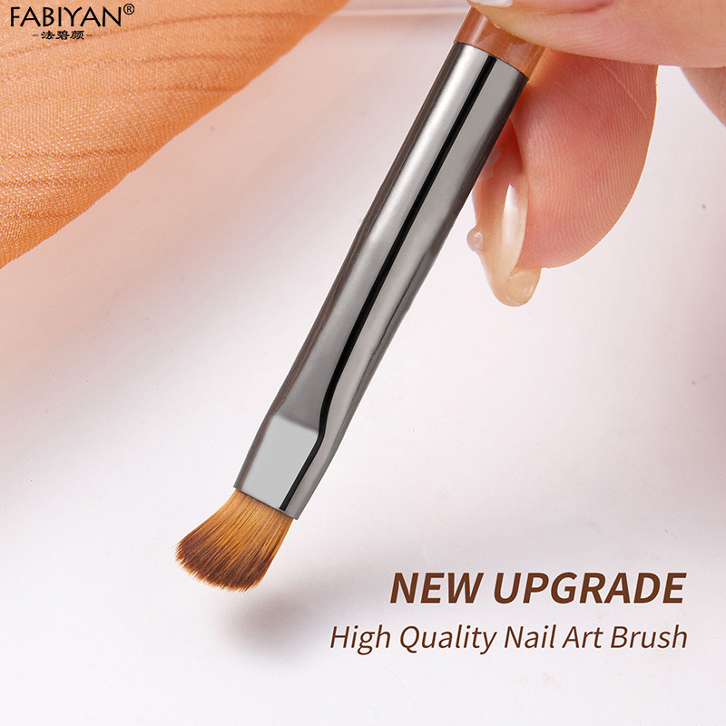 Pensula cu cap dublu pentru arta unghiilor, extensie cu gel UV pentru desen pentru pictura, stilou, instrumente de manichiura