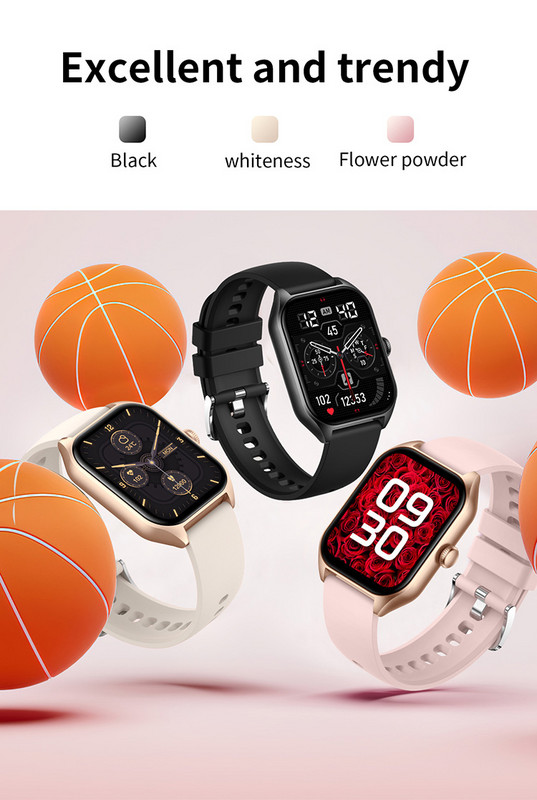H40 telefon bluetooth ms smart watch diverse moduri de mișcare monitor sănătos de oxigen din sânge Ceas inteligent cu ecran tactil complet de 1,85 inci