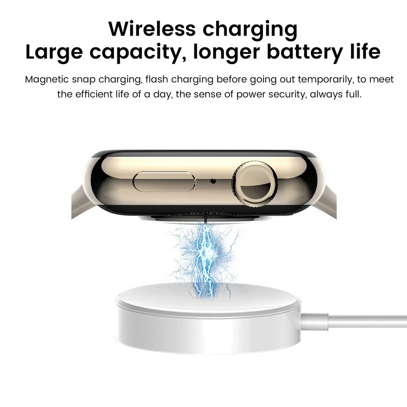 Έξυπνο ρολόι Γυναικείο 2023 Σειρά 8 2.0" Οθόνη Bluetooth Κλήση Καρδιακής Πίεσης Ανδρικό Έξυπνο Ρολόι για Apple Watch IWO Watch 8