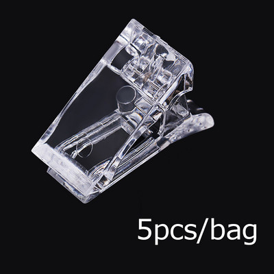 Poly Nail Gel Dual Form Mould Finger Top Lažni Nail Brza izgradnja Nail Art UV Builder Polish Obrasci za nokte