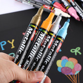 Vandeniui atsparus metalinis stiklas, guminis, alyvinis rašiklis Creative Marker Paint Tire Marker