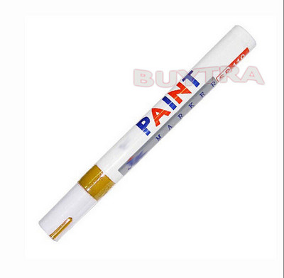 Universalus vandeniui atsparus nuolatinės padangos padangos protektoriaus gumos dažų žymeklis baltas automobilio motociklo 1 vnt.