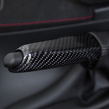 Капак за ръкохватки на ръчната спирачка на автомобила за BMW E46 E90 E92 E60 E39 F30 F34 F10 F20 Аксесоари Универсална шарка от въглеродни влакна Интериорна облицовка