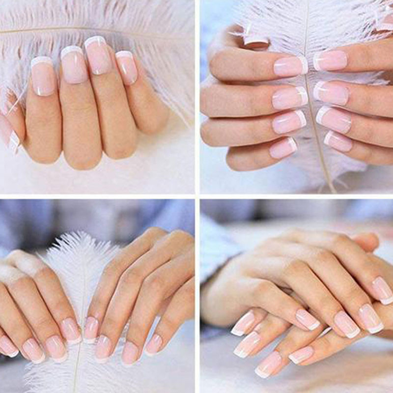 1PC Pro French Nail Tips Model Ghid de tuns pentru unghii acrilice W/Concave/În formă de inimă Instrument de tăiat manichiură franceză Nail Art Tool